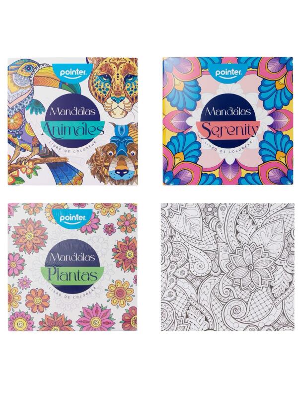 POINTER LIBRO DE  COLOREAR MANDALAS